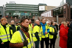 Streikemarkering Jernbanetorget