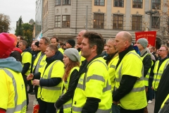 Streikemarkering Jernbanetorget