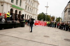 Streikemarkering Jernbanetorget