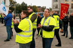 Streikemarkering Jernbanetorget